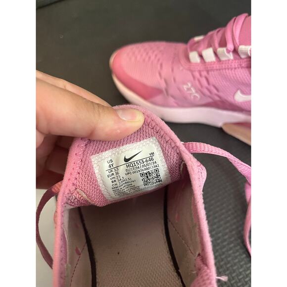 Nike Air Max 270 Flamingo Pink Running Shoes Sneaker Youth Kids 4Y 5.5 Women - Picture 7 of 7